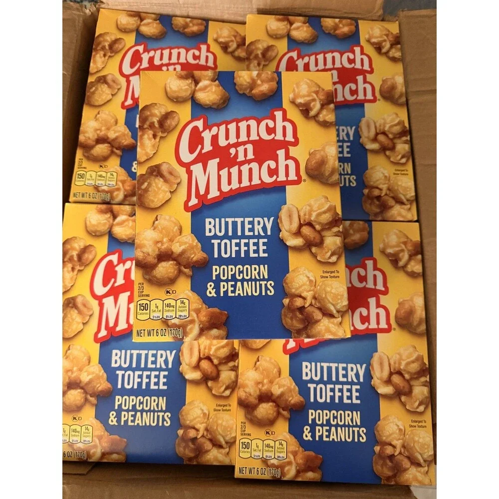 Fiddle Faddle and Crunch n Munch faddle package