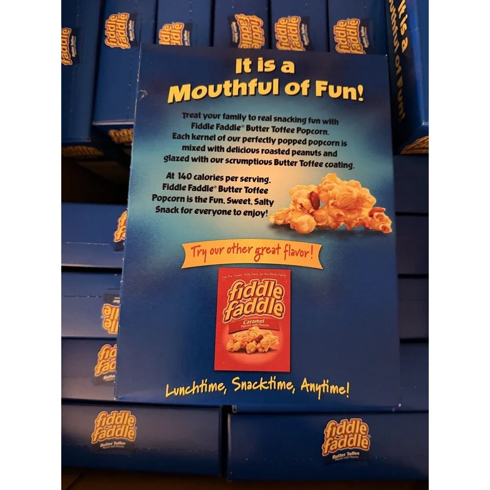 Fiddle Faddle and Crunch n Munch faddle toffee popcorn