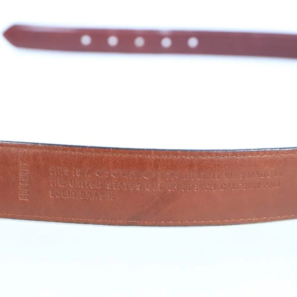 Coach mens belt