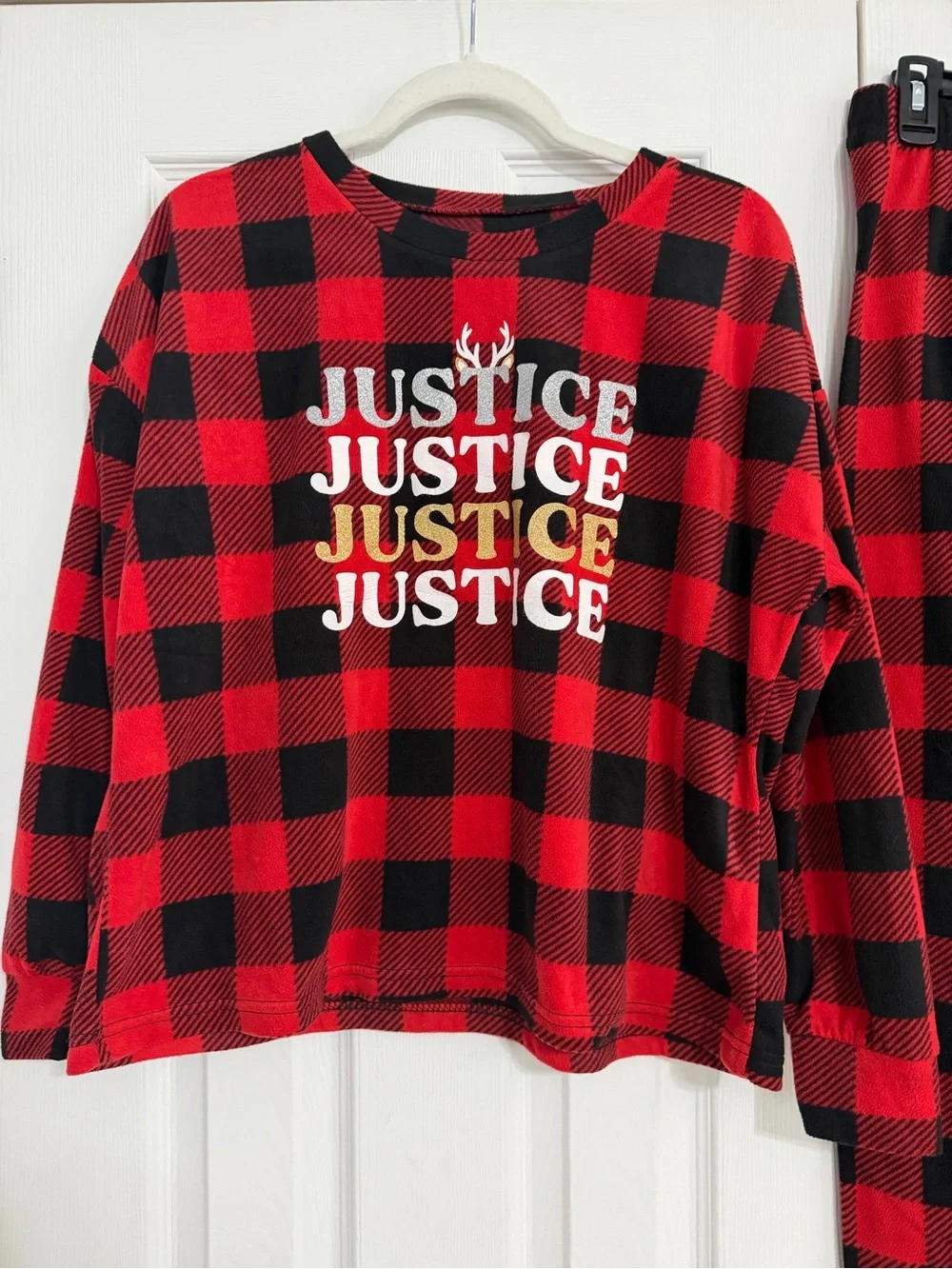 Justice buffalo plaid