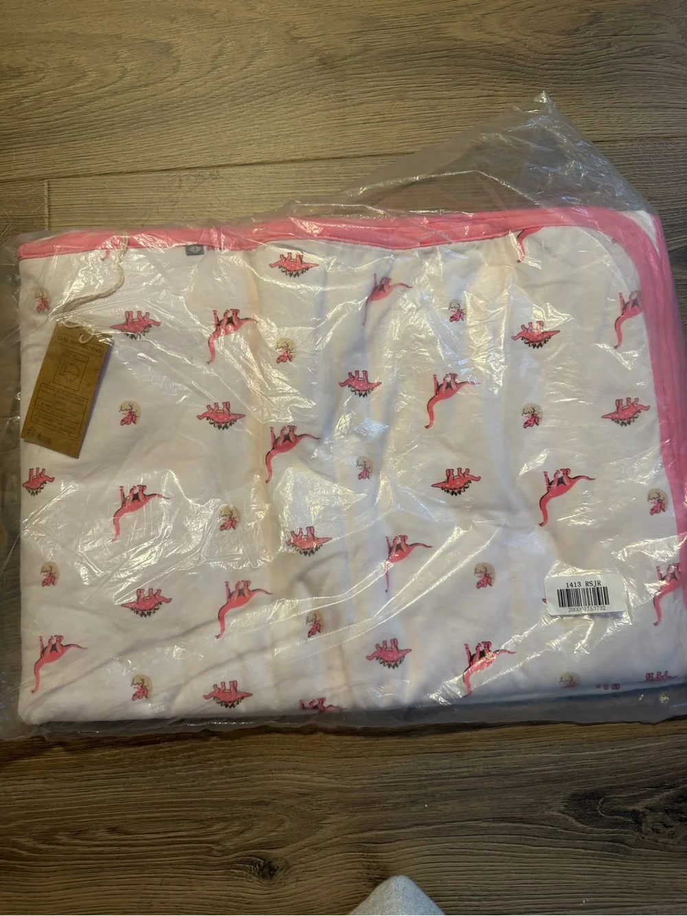 Kyte BABY Jurassic Rose Toddler Blanket