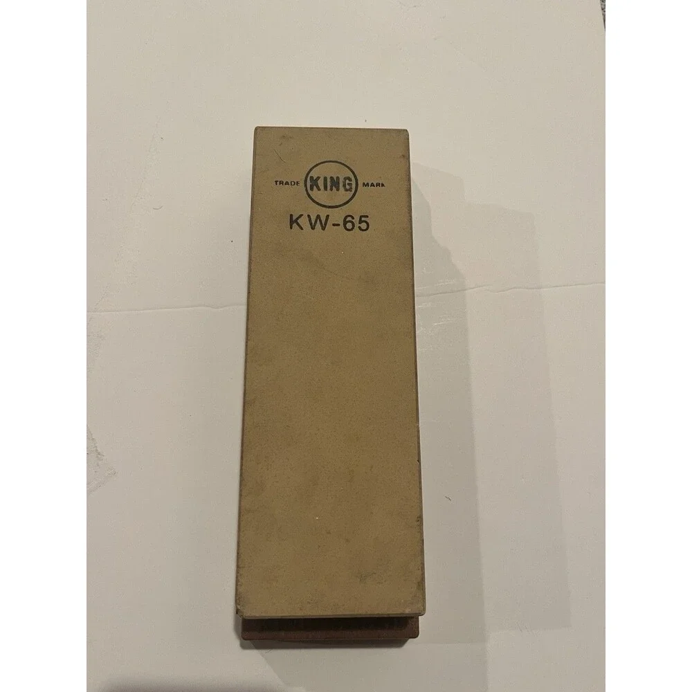 Kw65 1000/6000 Grit Combination Whetstone With Plastic Base Used