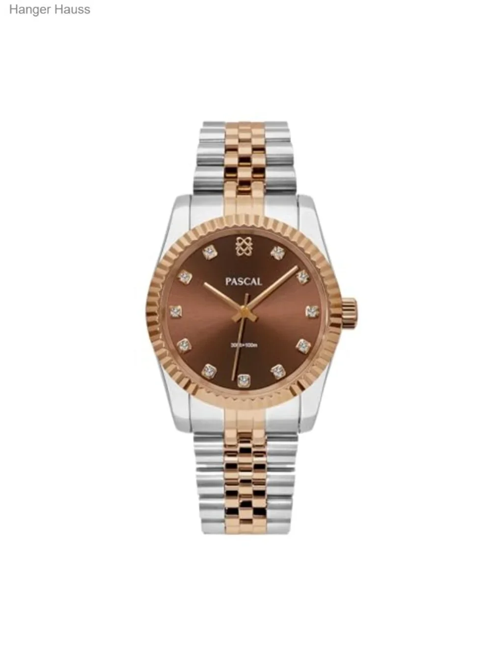 Luxury Swiss Quartz Diamond Wrist Watch for Men Women, Sapphire Crystal,