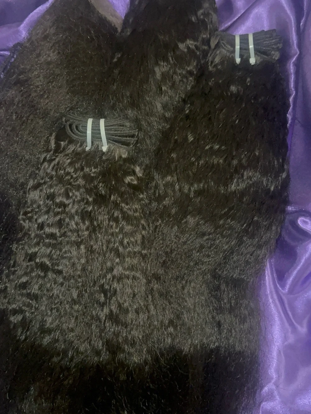 Human Hair Kinky Straight 18” with 5x5 Closure kinky straight