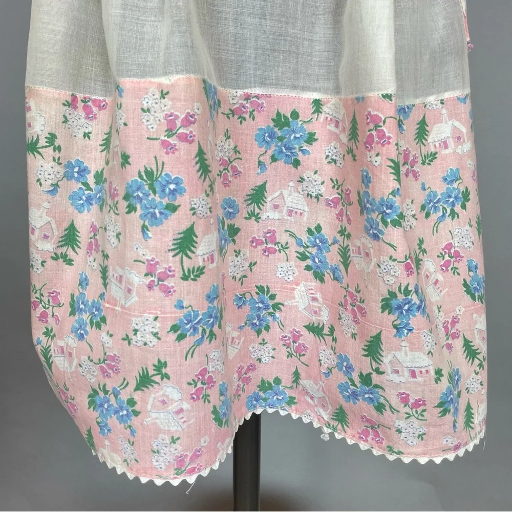 Vintage pink apron