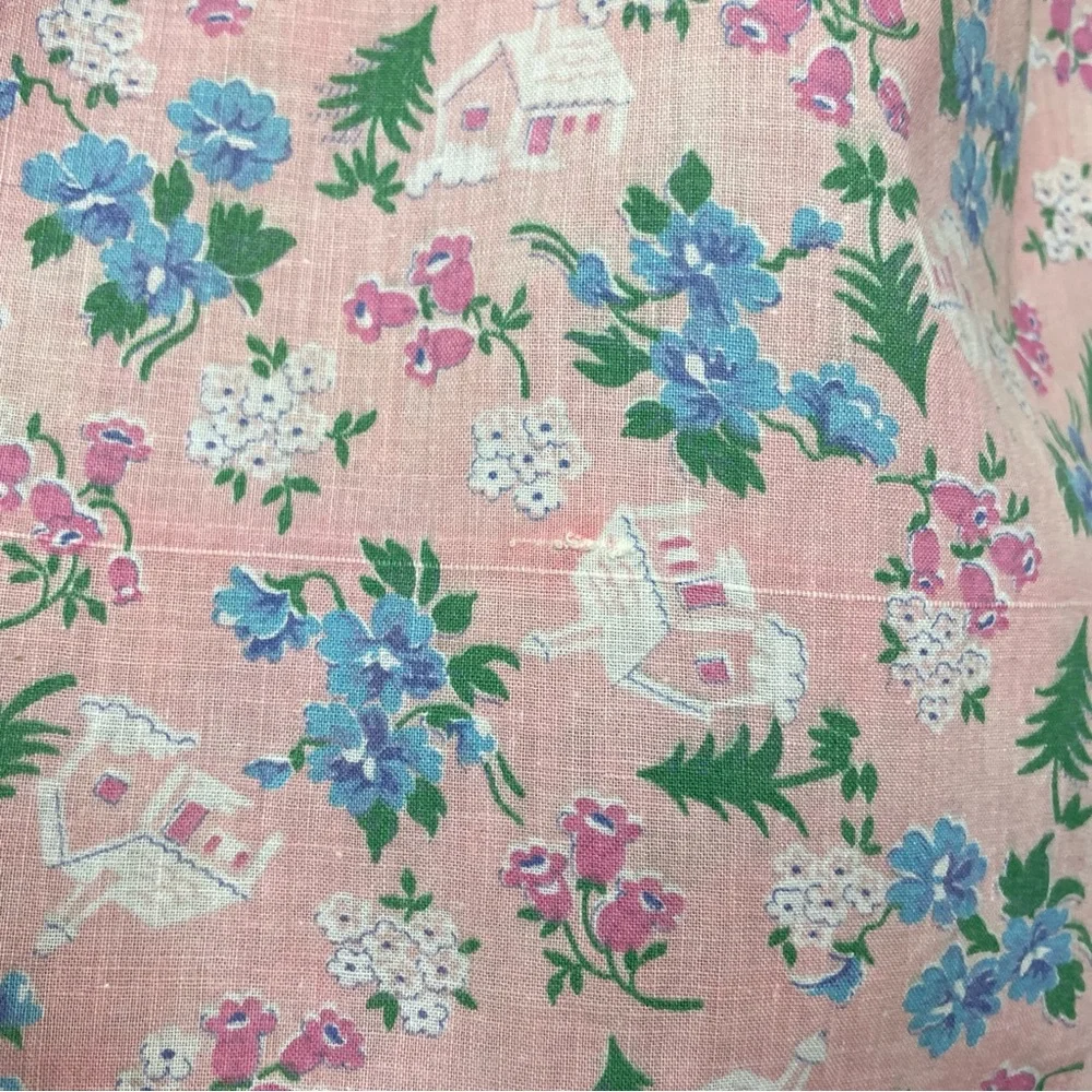 Vintage pink apron