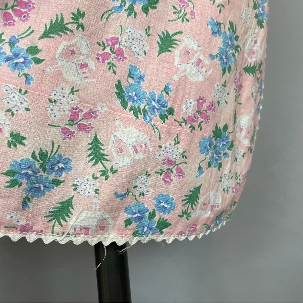 Vintage pink apron