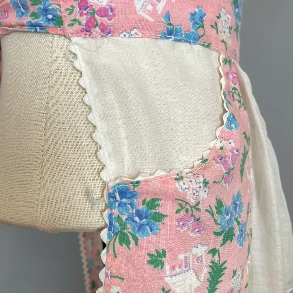 Vintage pink apron