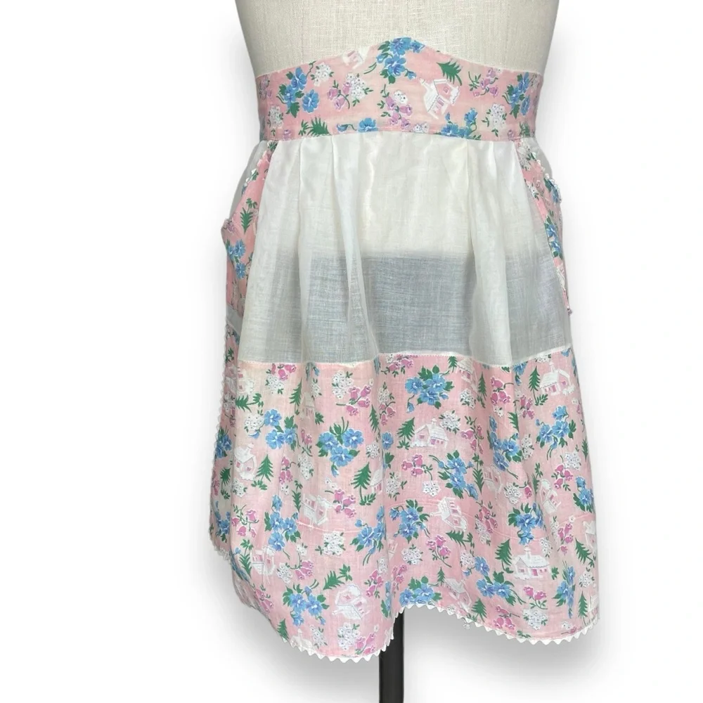 Vintage pink apron