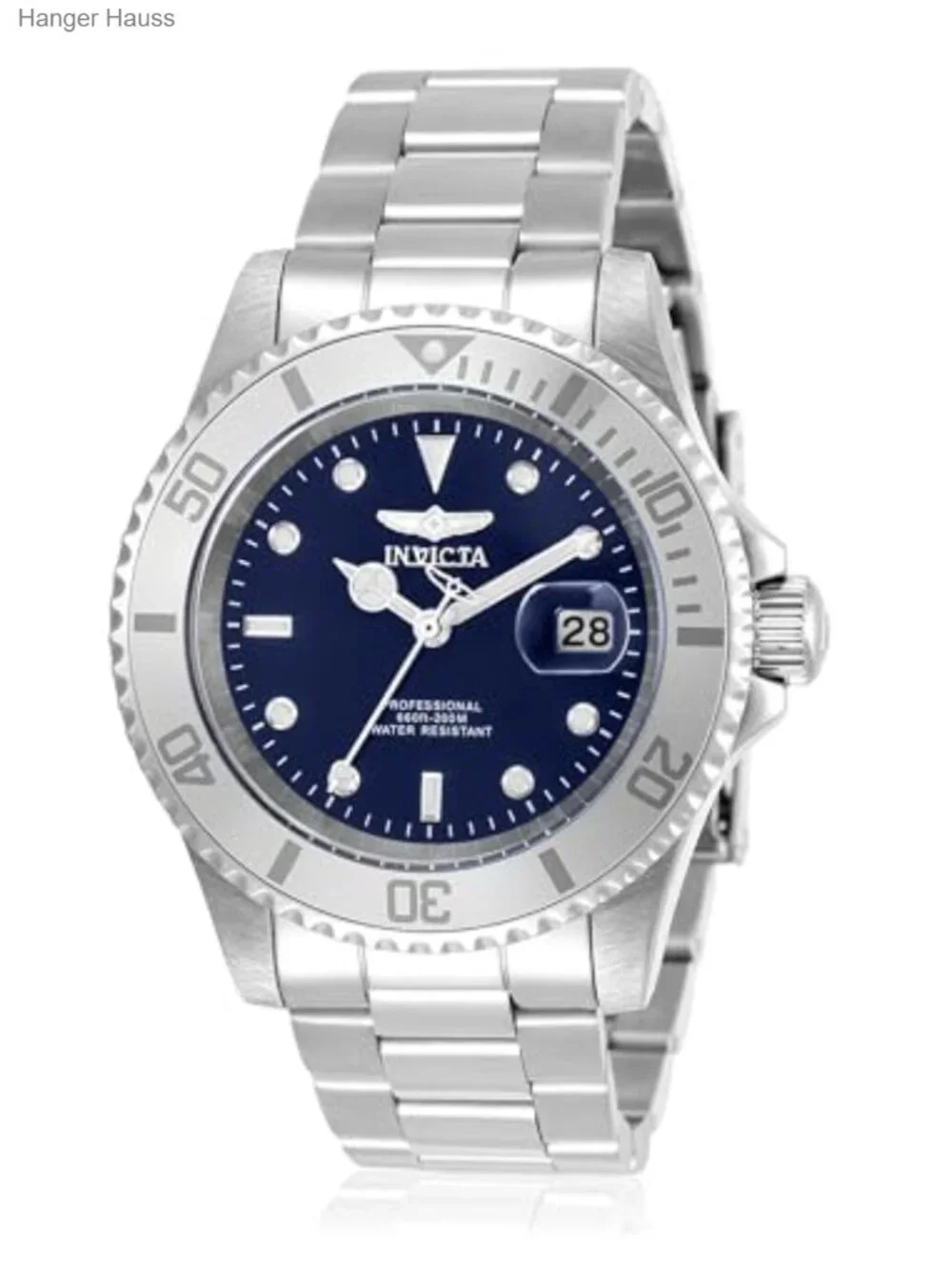 Men's Pro Diver Stainless Steel Watch 40mm Japanese Quartz 200m Water Resistant