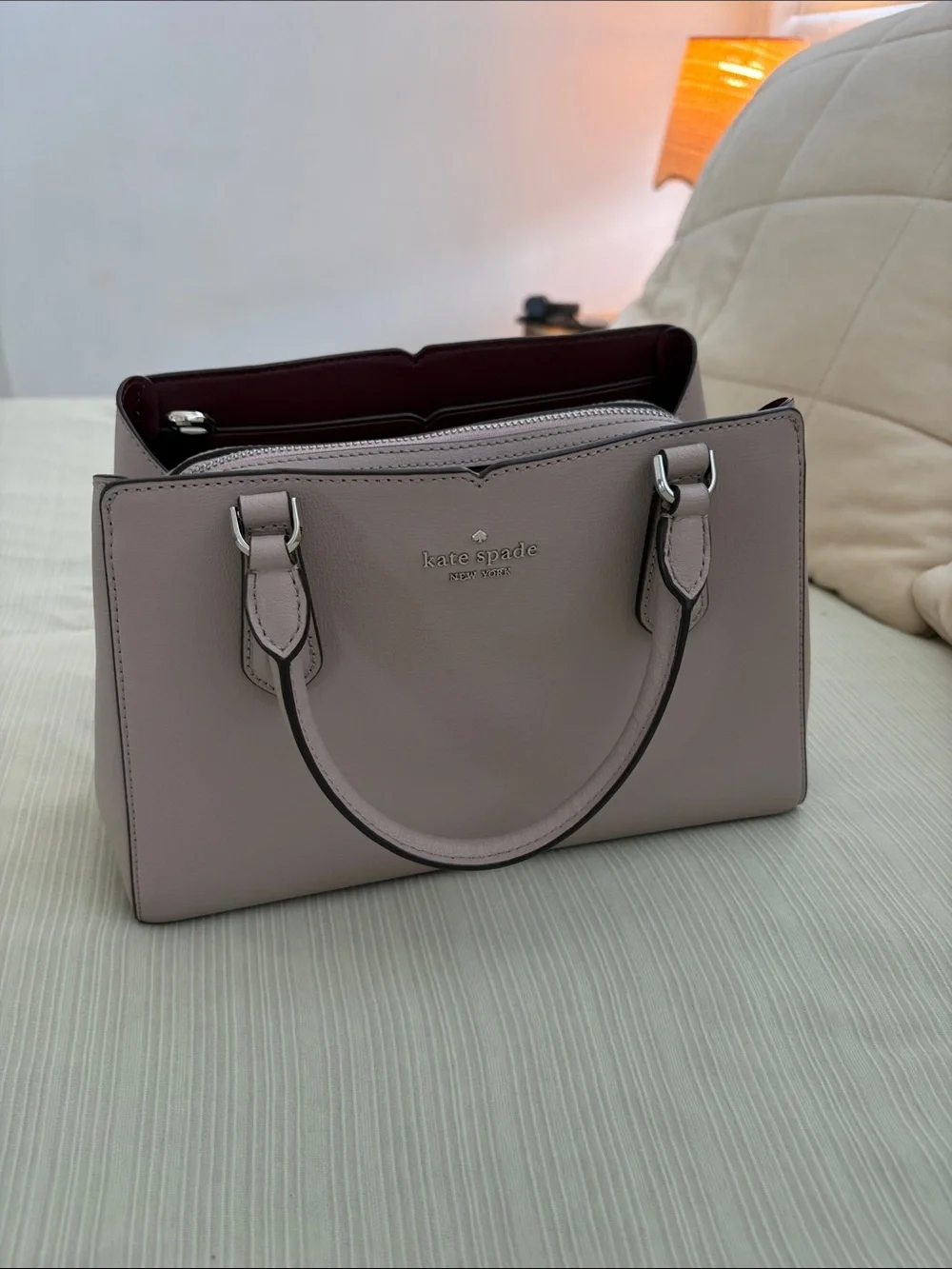 kate spade structured leather