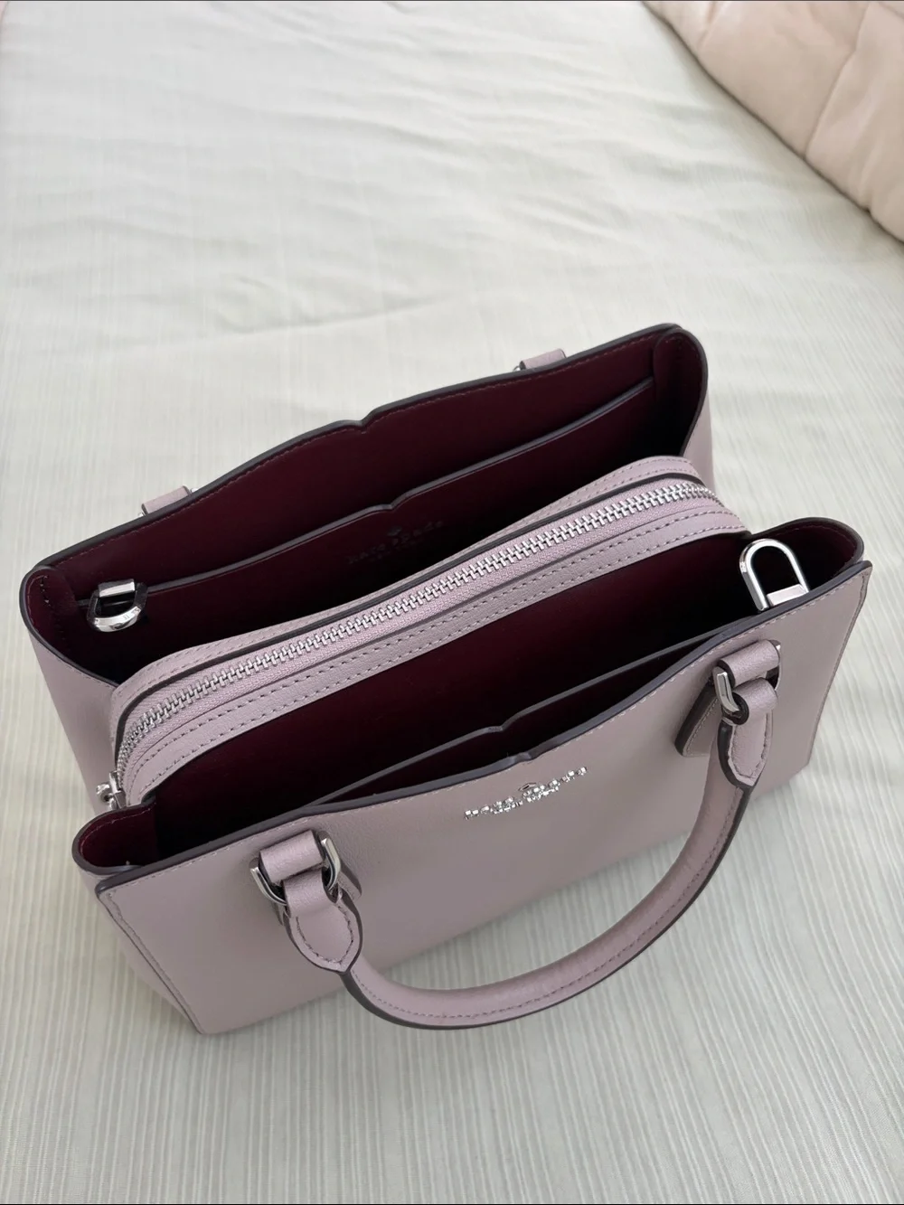kate spade structured leather