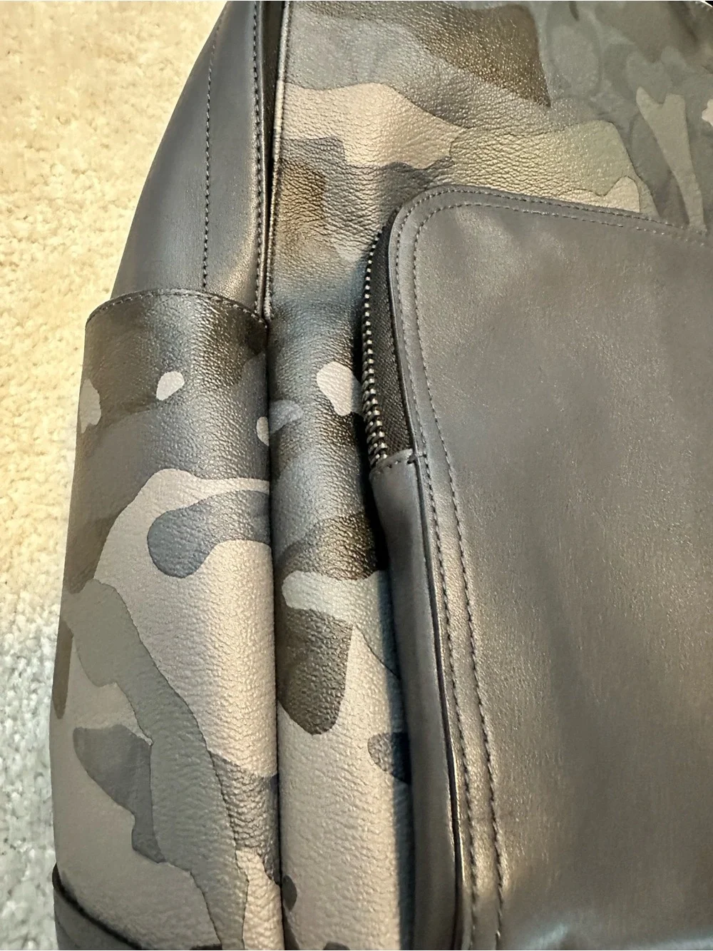 Coach leather backpack
