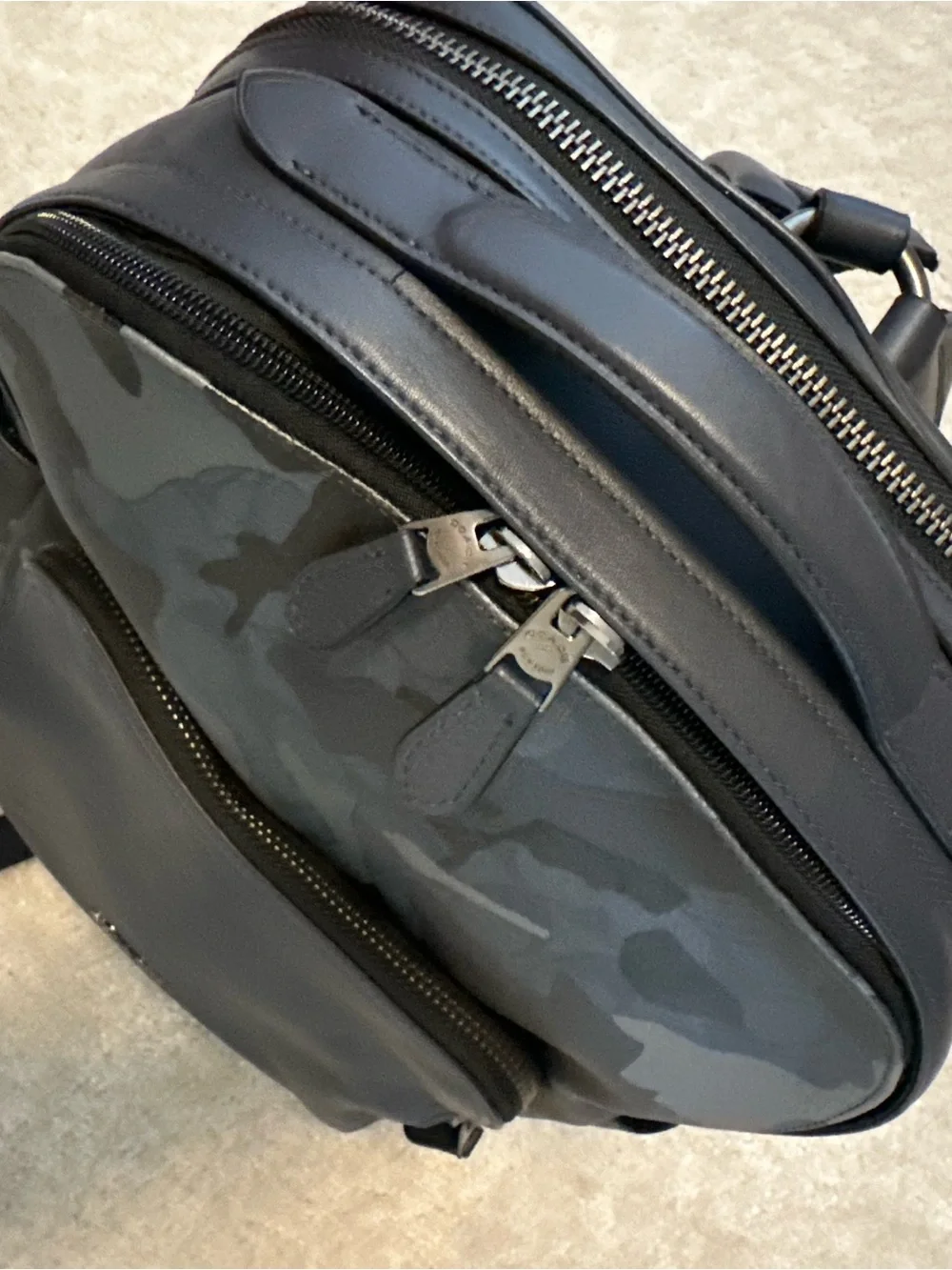 Coach leather backpack