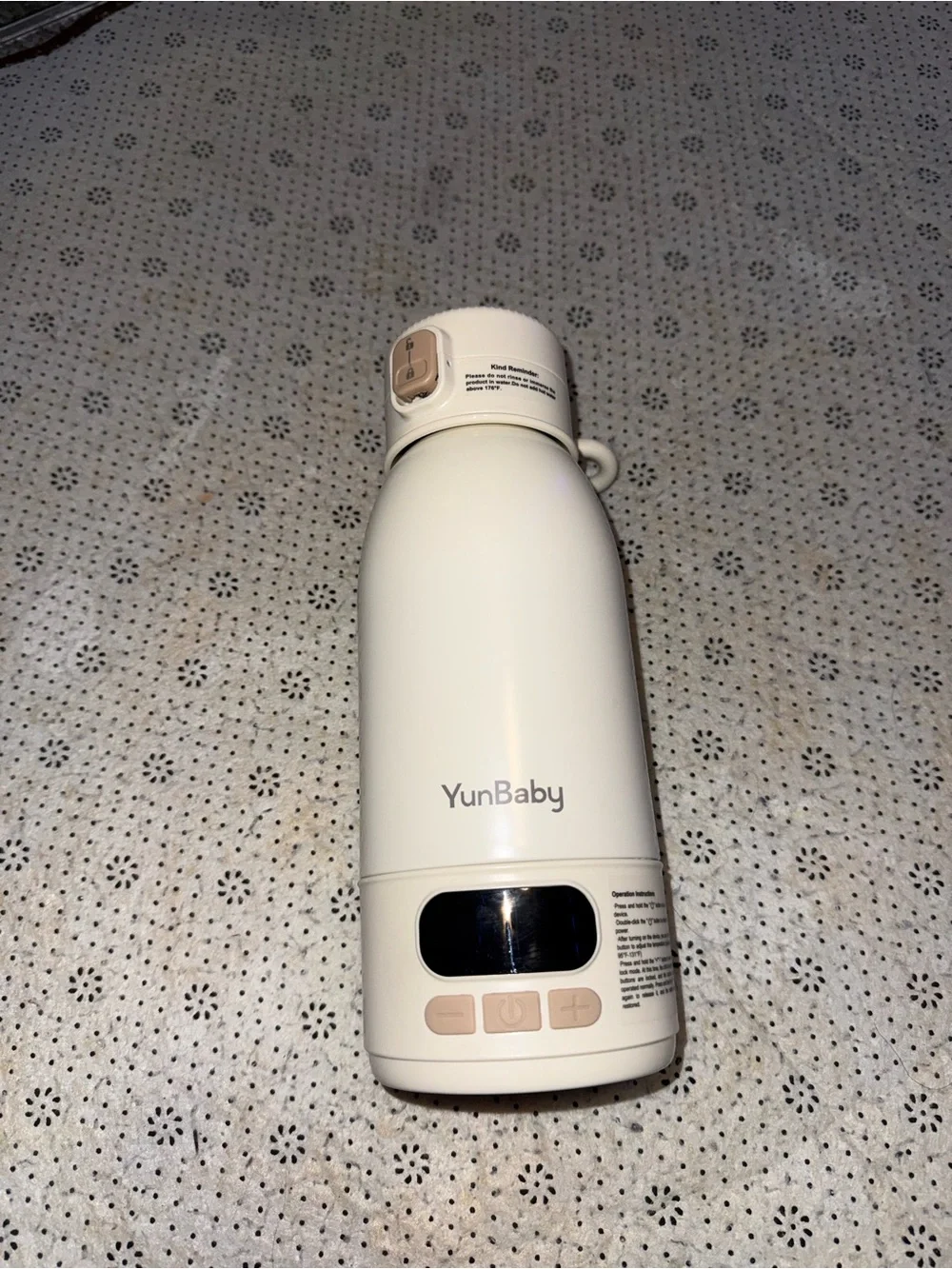 YunBaby Portable Baby Bottle Warmer Adjustable Temperature