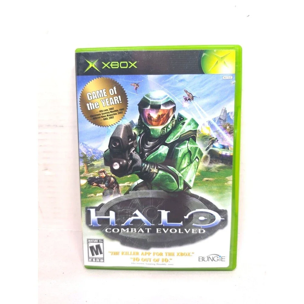 Halo: Combat Evolved (Microsoft Xbox, 2001) (CIB) Game of The Year No Manual