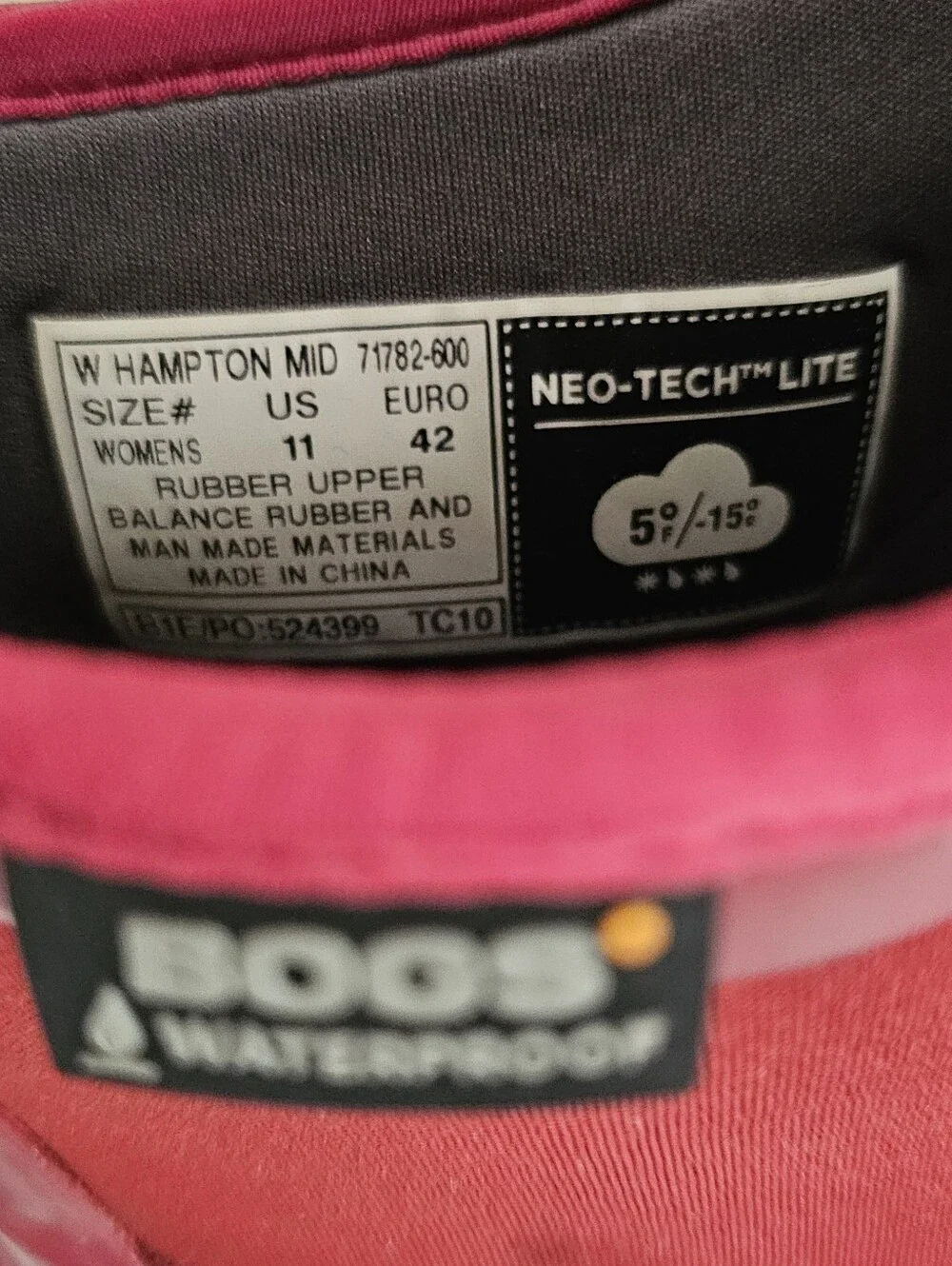 Bogs easy years size
