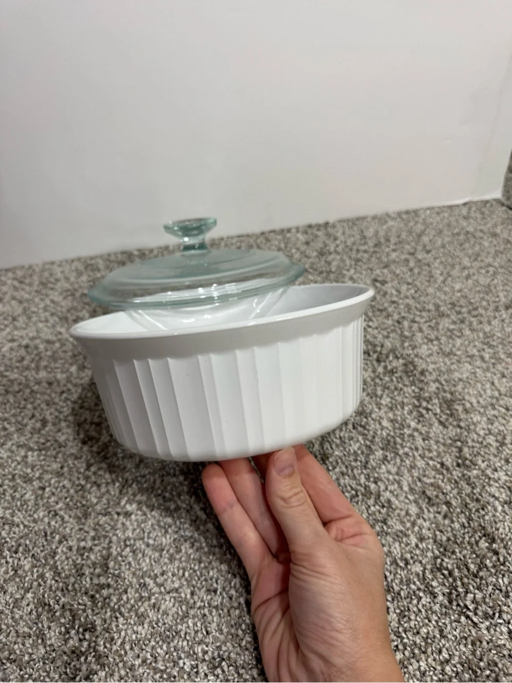 Corningware white liter