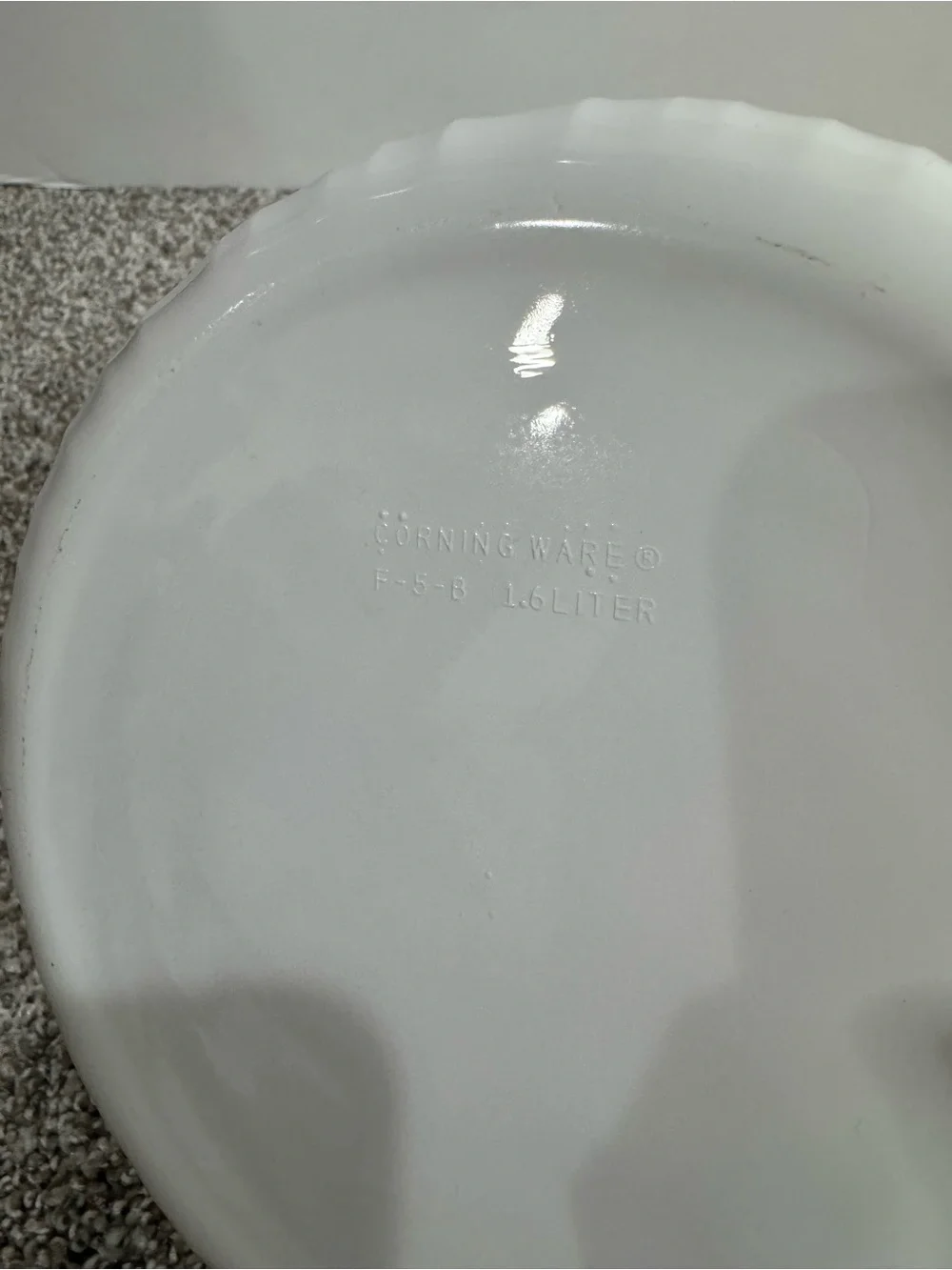 Corningware white liter