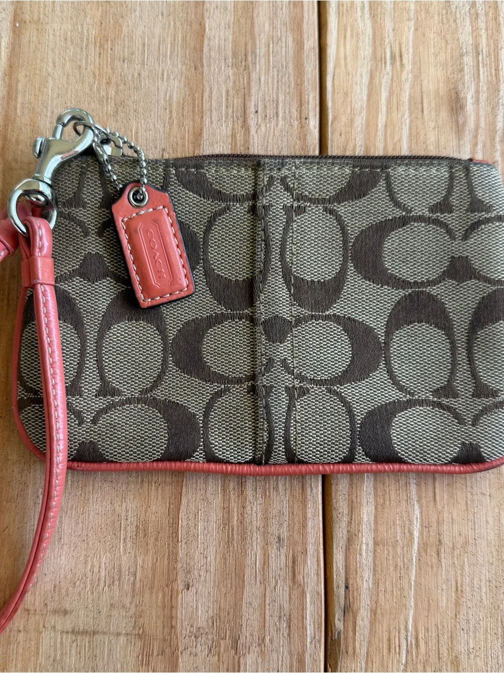 Coach compact wristlet