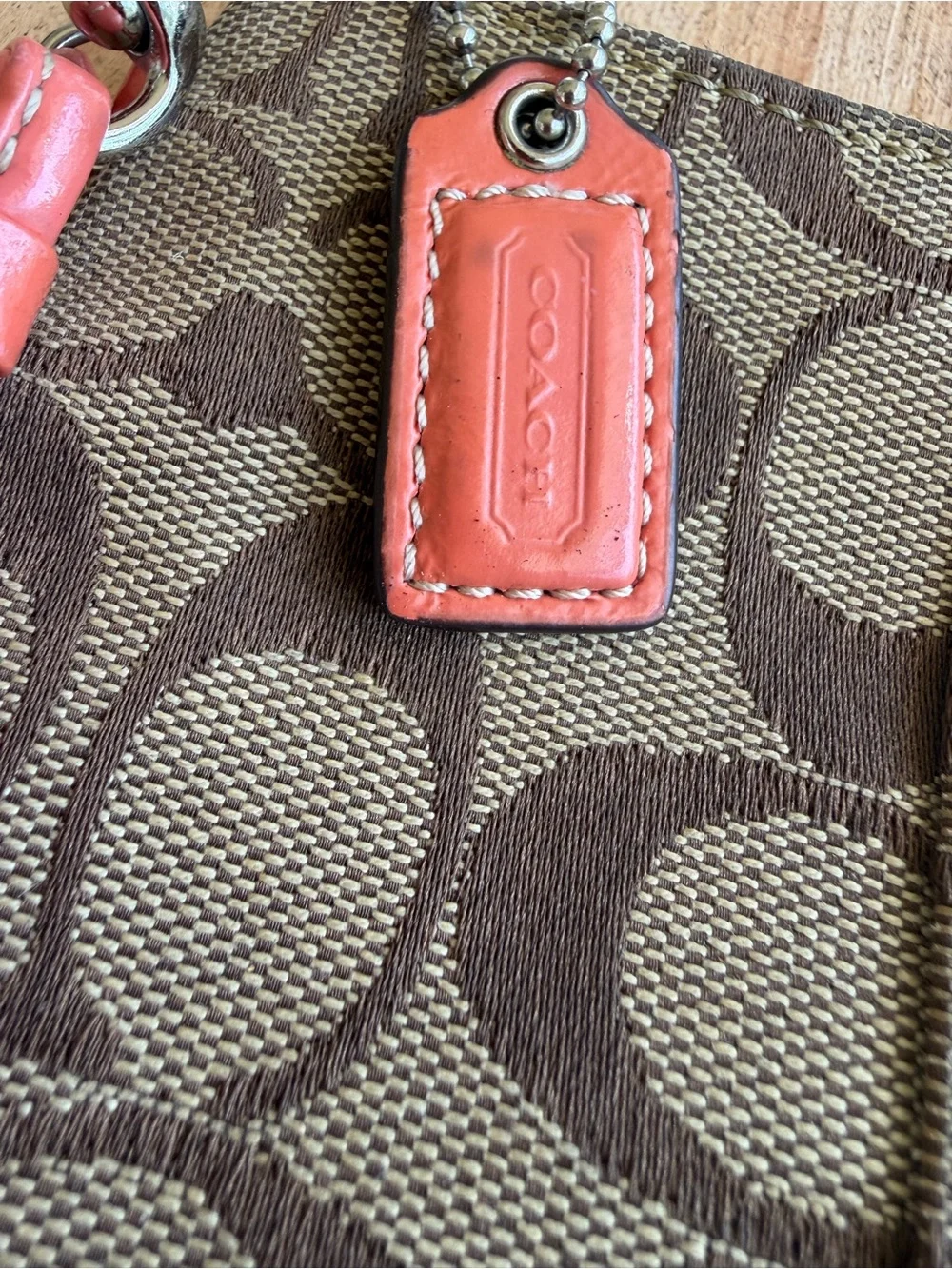 Coach compact wristlet