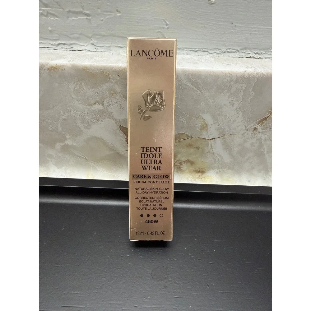 Lancome Teint Idole Ultra Wear Care & Glow Serum Concealer 450W 0.43oz‎ New