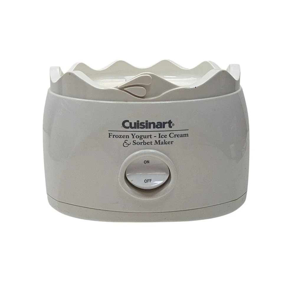 Cuisinart ICE-20 EBWS Automatic Frozen‎ Yogurt Ice Cream Sorbet Maker White 50W