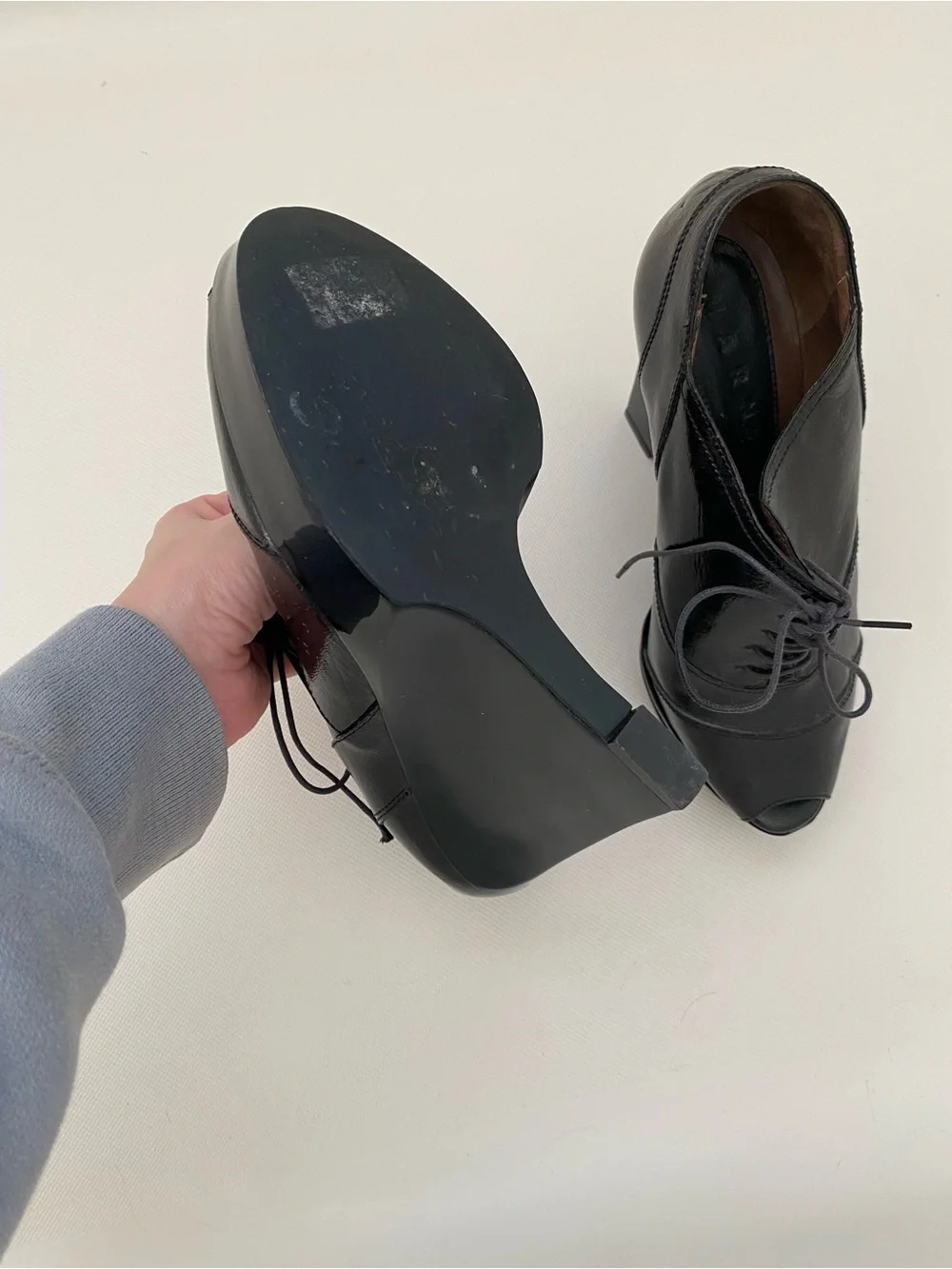 Marni peep toe