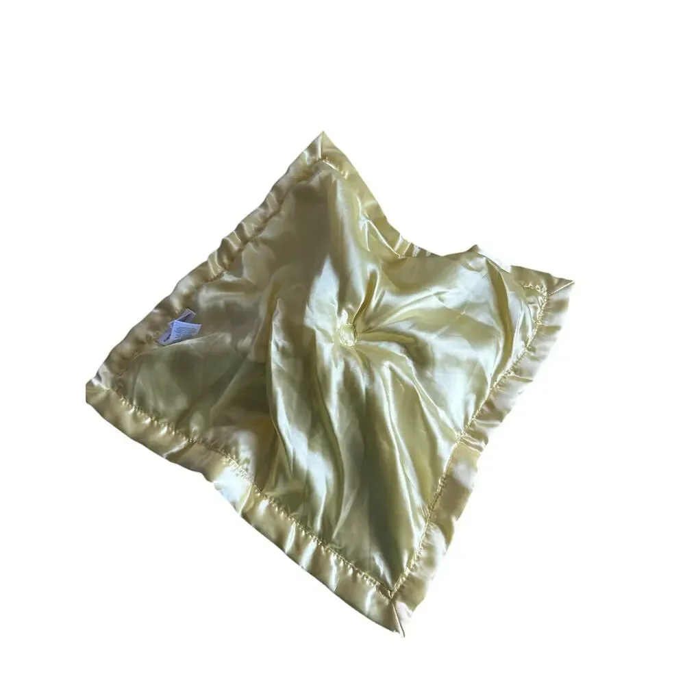 Carter's Yellow Duck Lovey Security Blanket Satin Trim NEW
