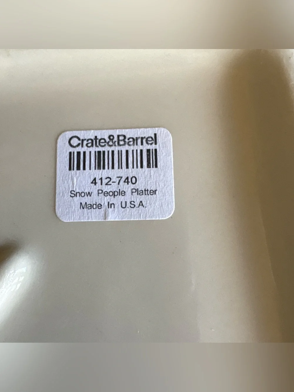 Crate&Barrel 12 5”