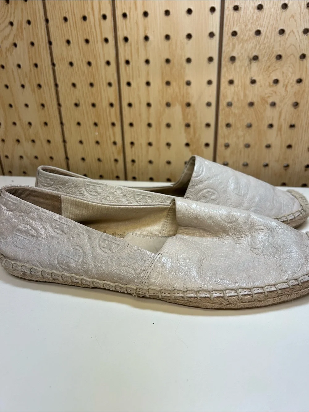 Tory Burch leather slip