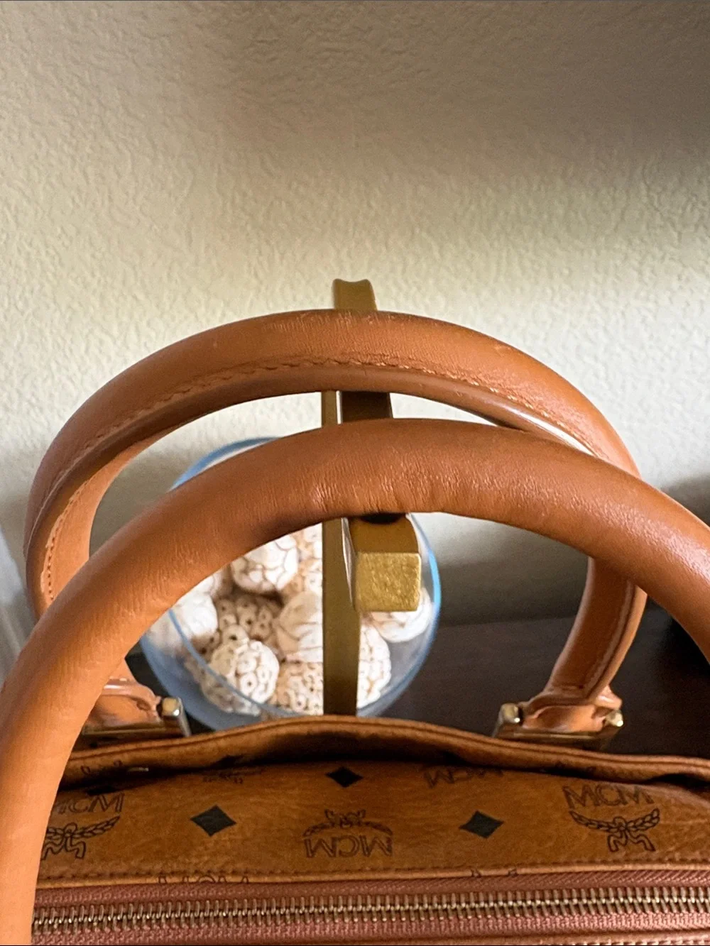 MCM classic satchel
