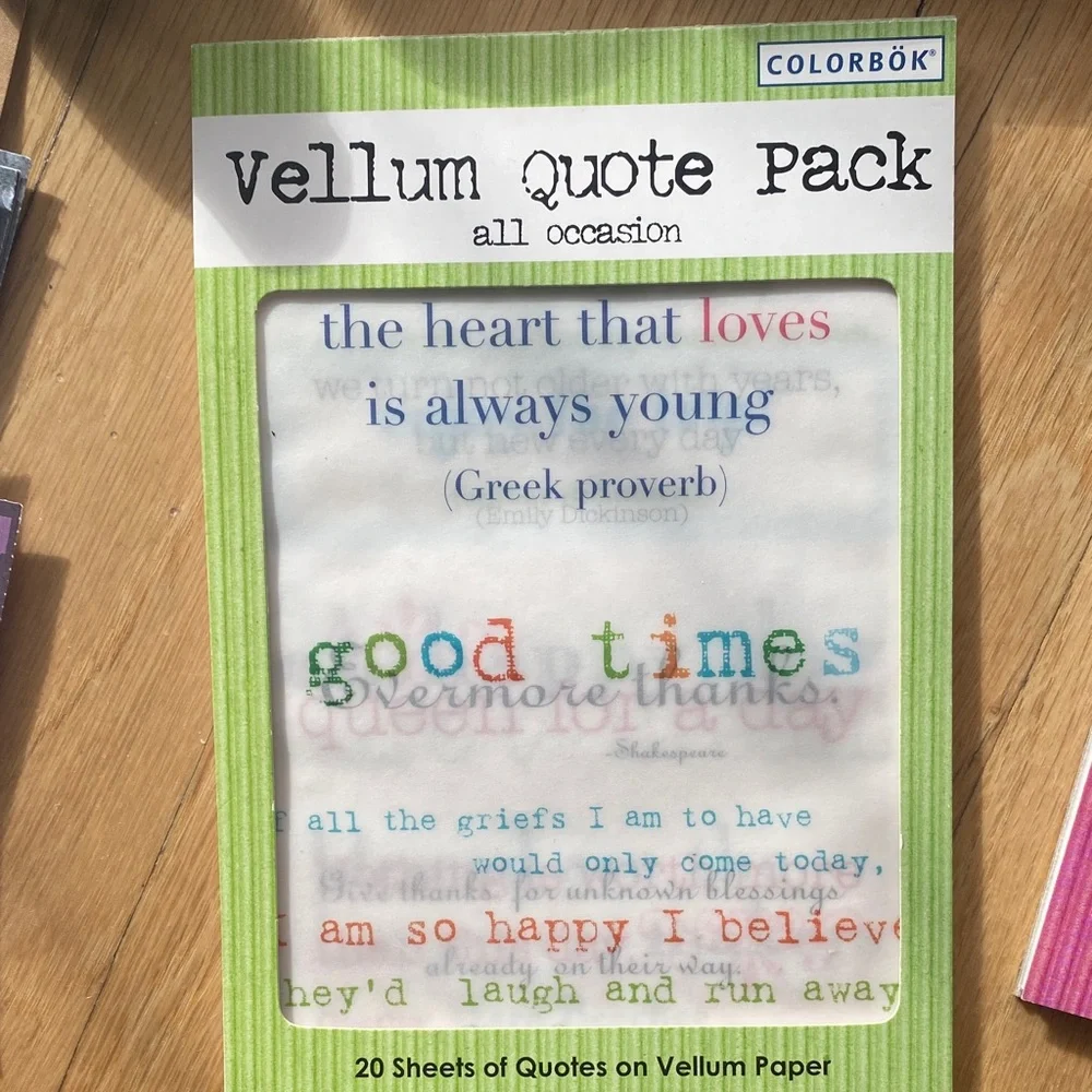 Colorbok junk journal