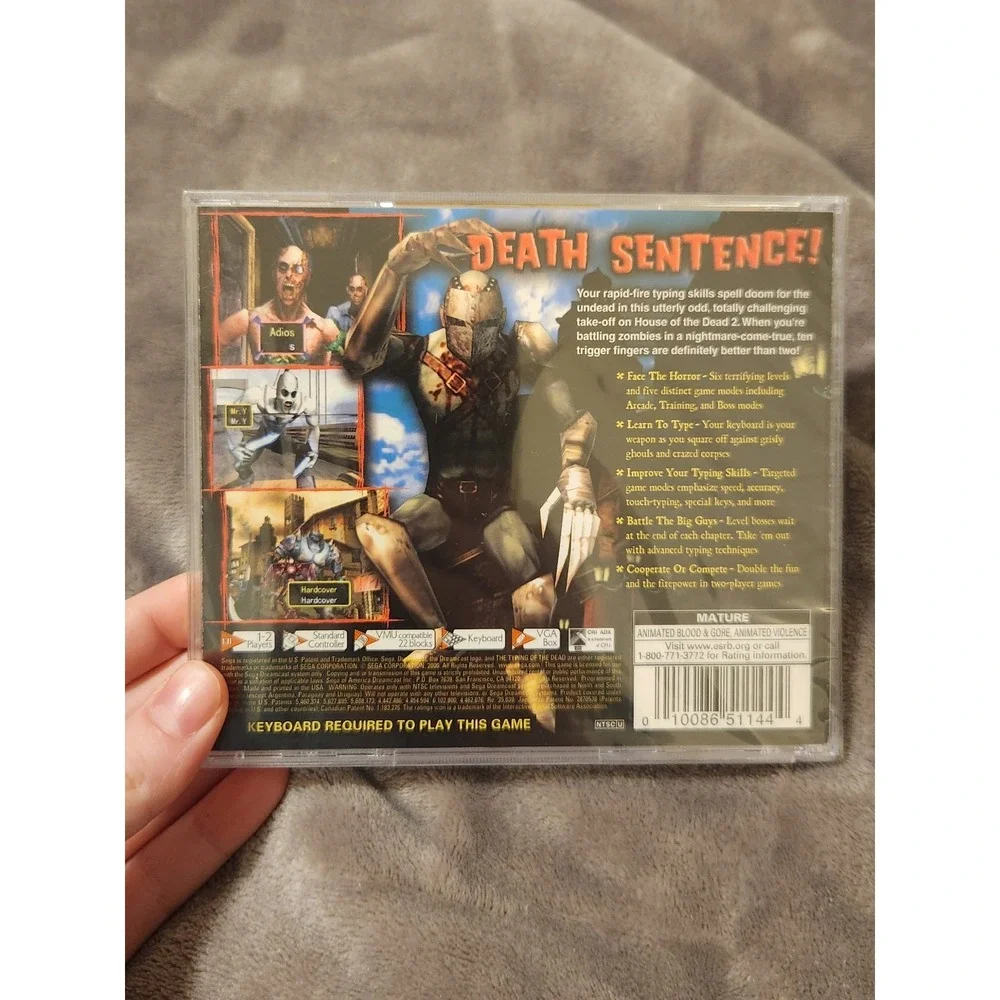 Typing of the Dead (Sega Dreamcast, 2001) SEALED
