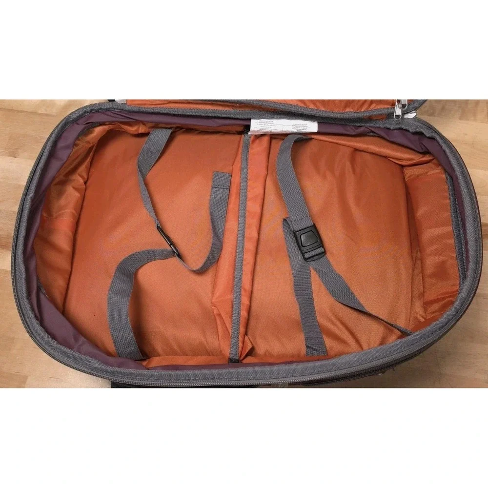 eBags Mother Lode Travel Backpack Convertible Expandable Luggage Burgundy
