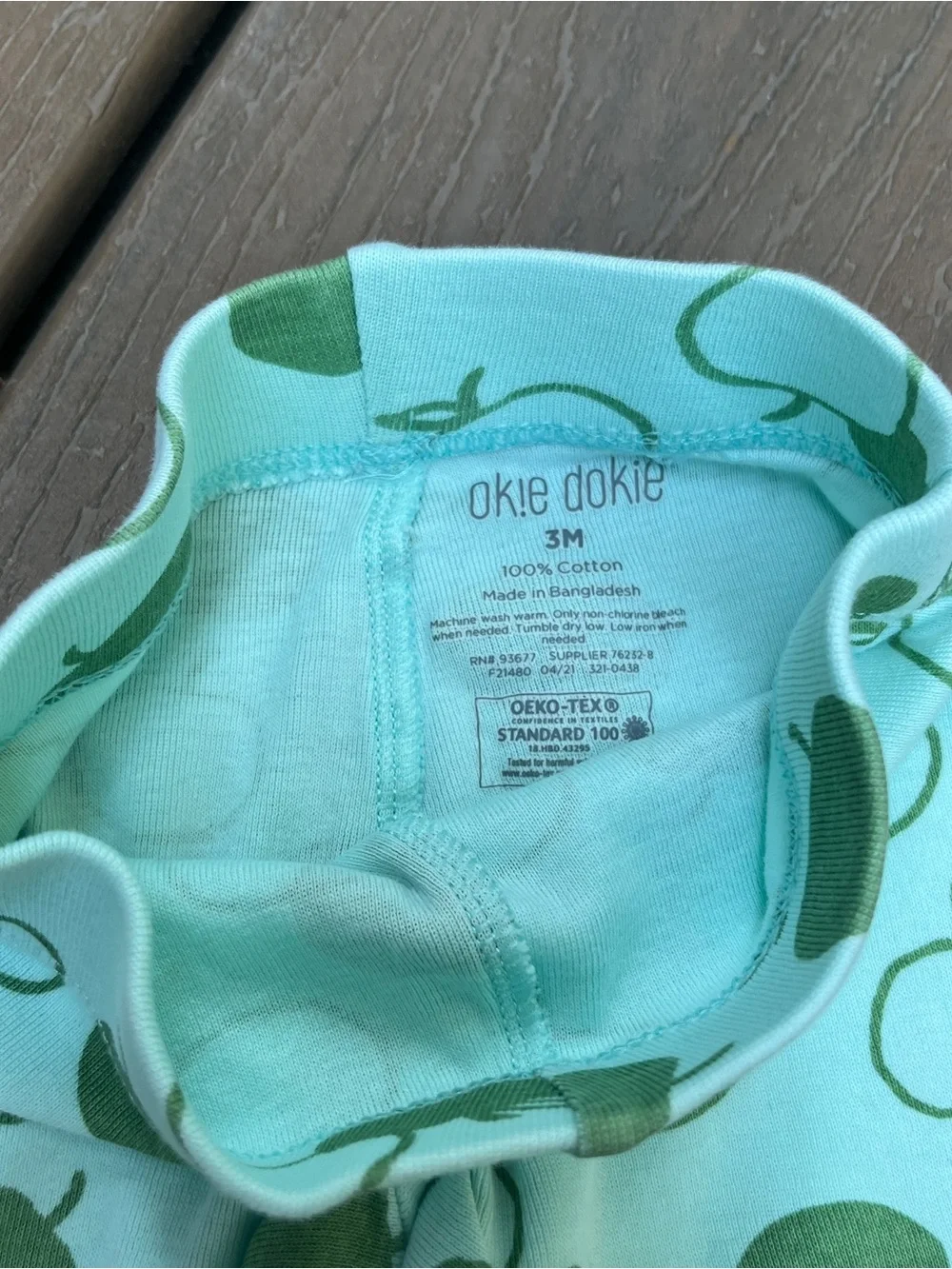 okie dokie size months