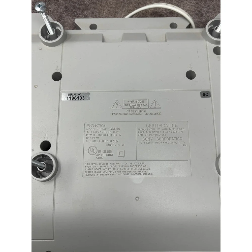 Sony under cabinet