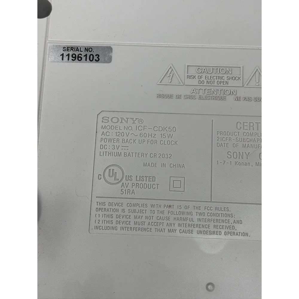 Sony under cabinet