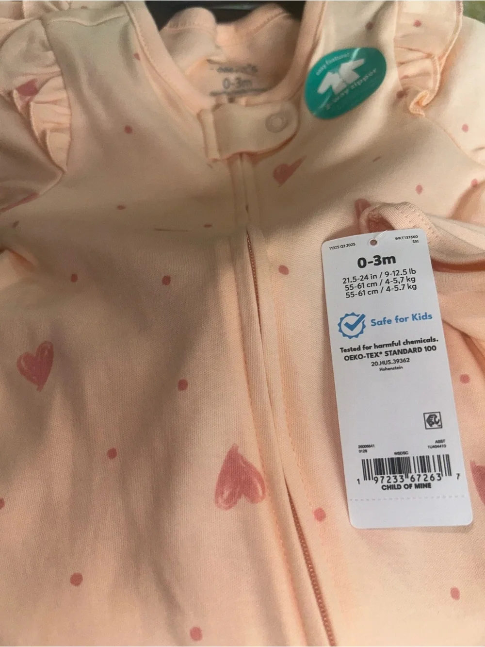 Carters safe fabric