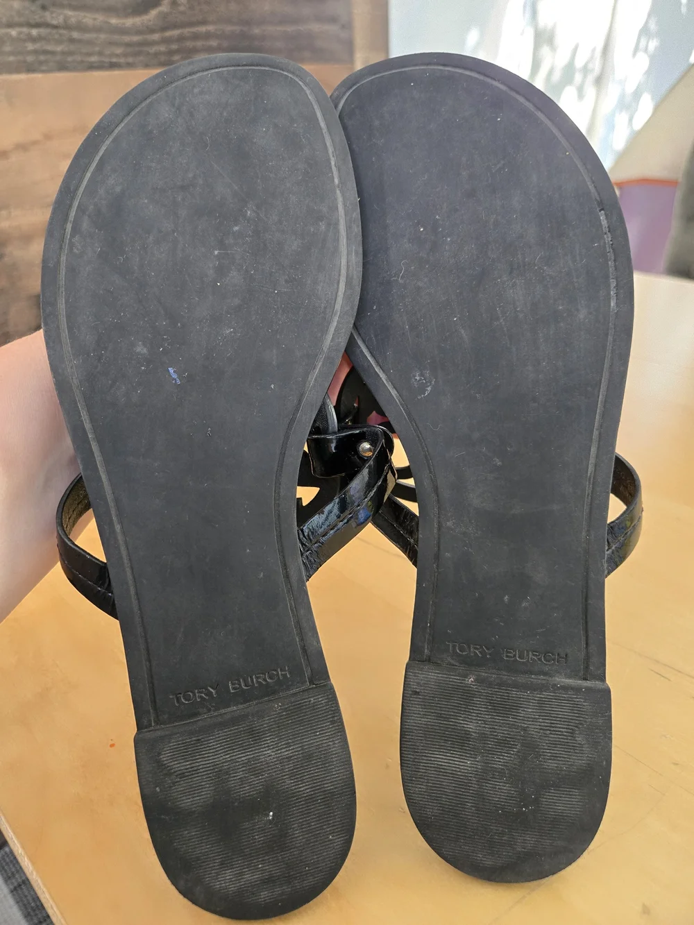 Tory Burch shiny black