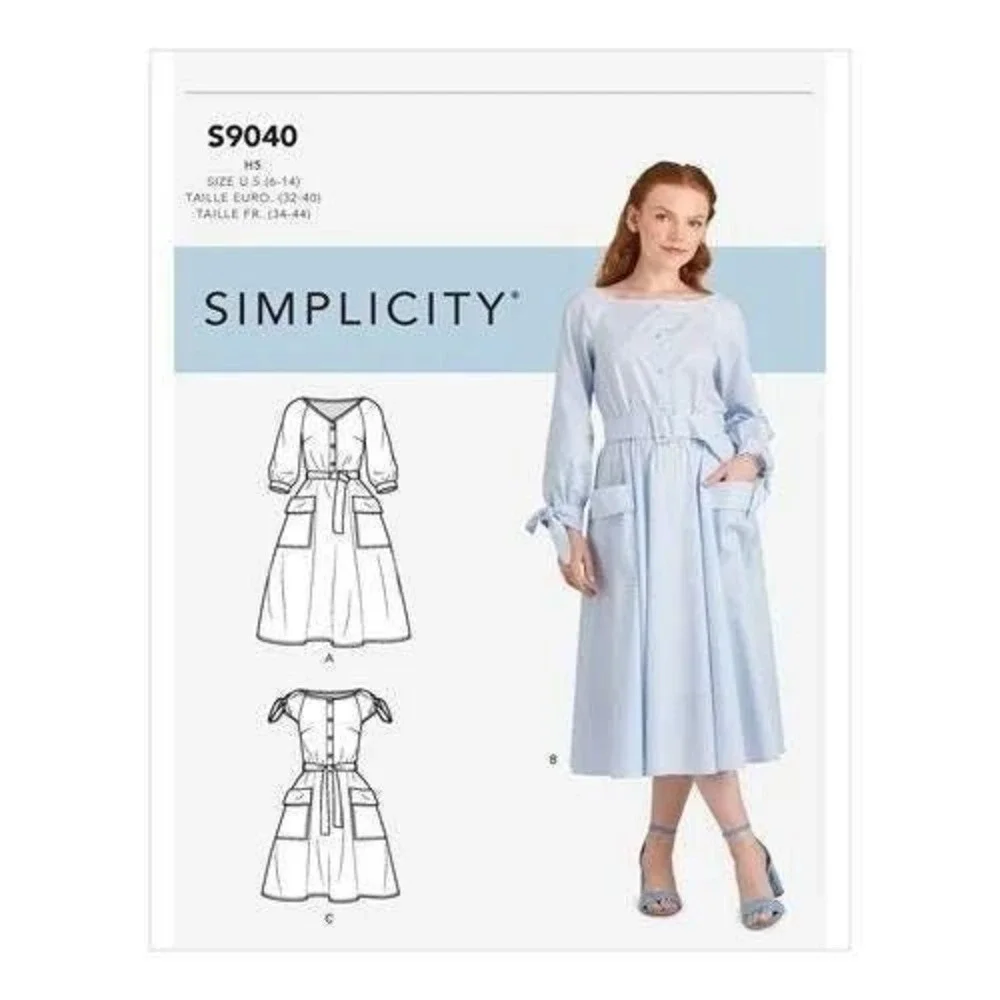 Simplicity Sewing‎ Pattern 9040 10420 Misses Dress Size 14-22