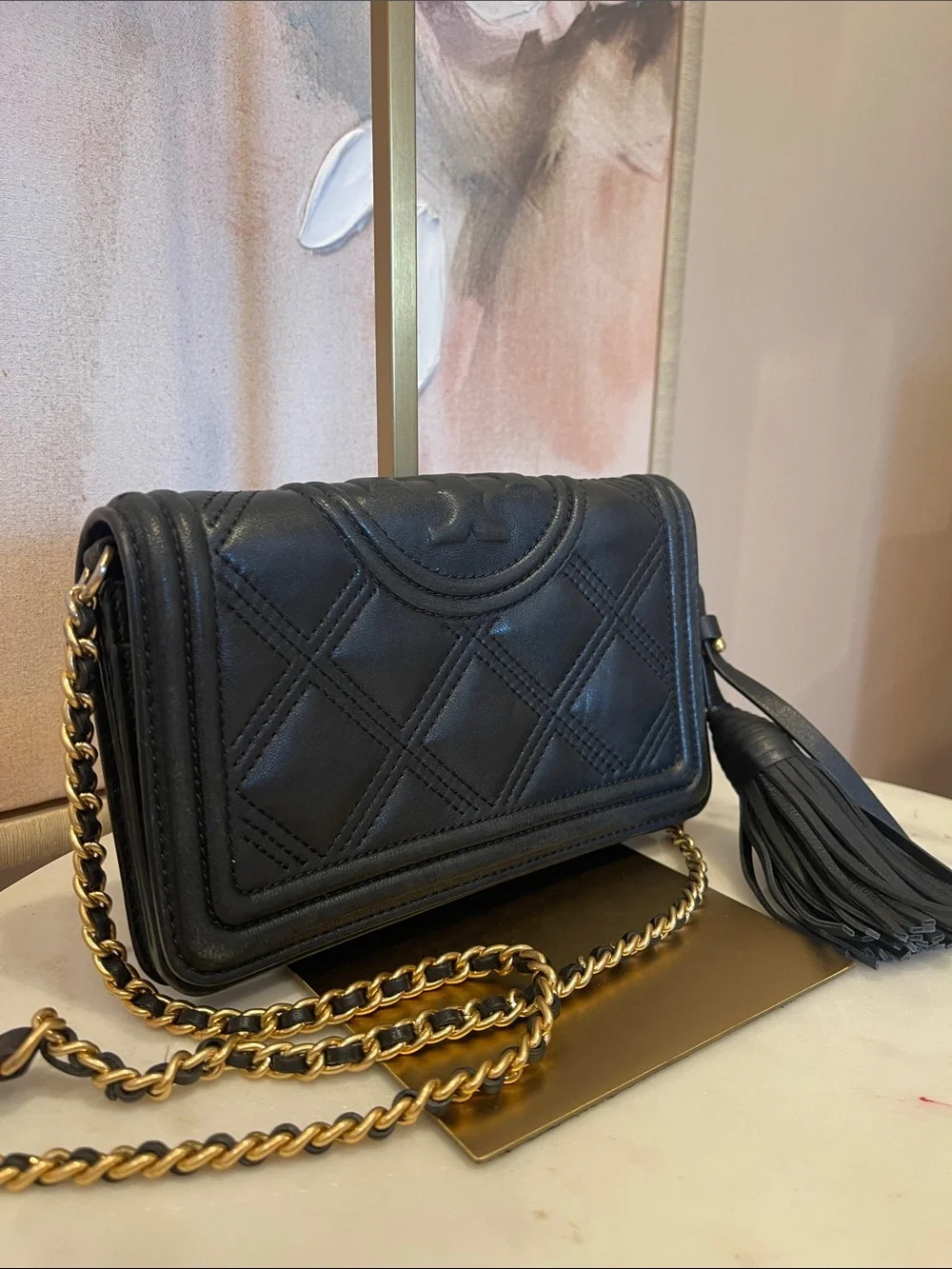 Tory Burch sleek quilted