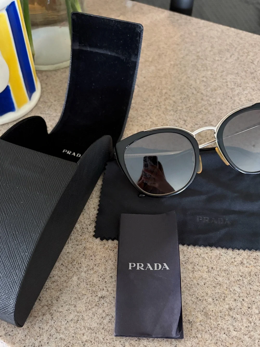 Prada elegant cat