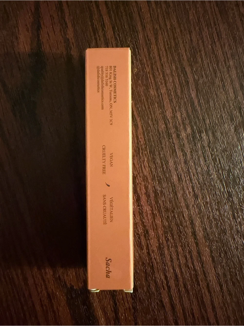 Dalish Cosmetics peach lip
