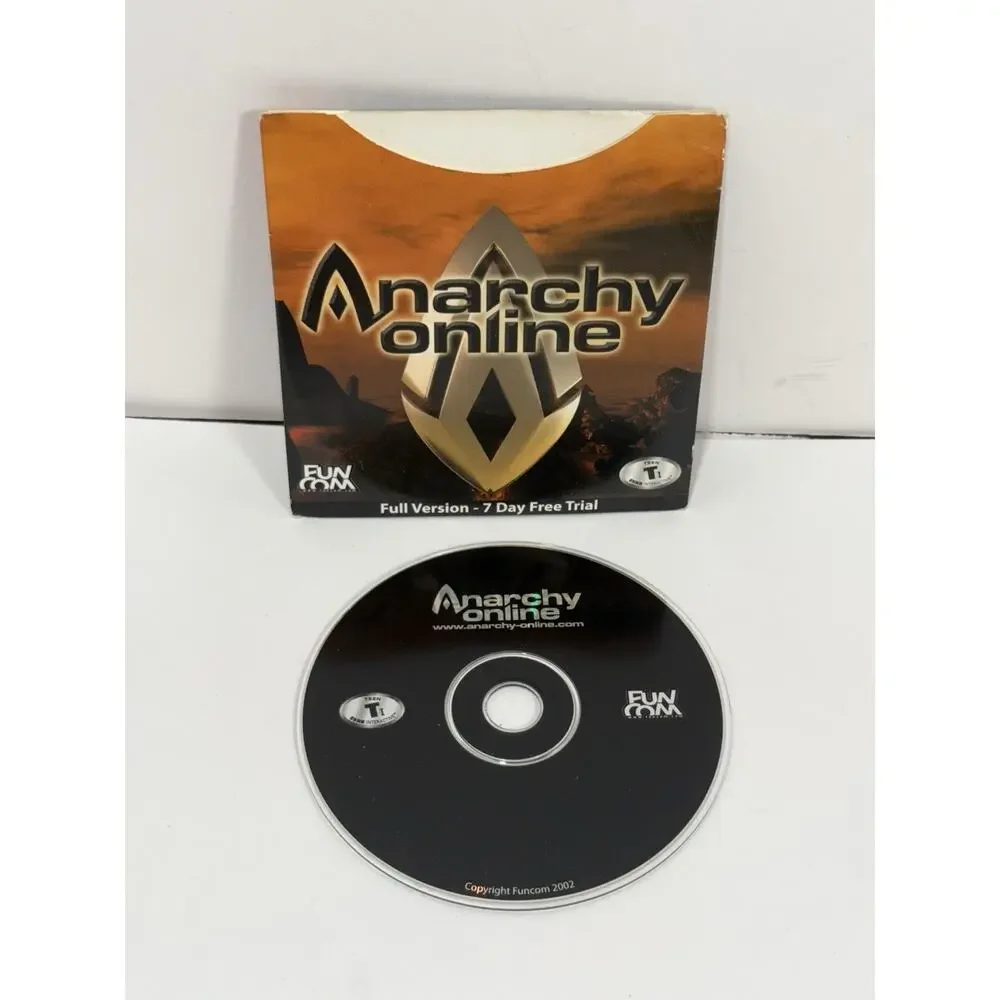 Anarchy Online PC CD-ROM 7 Day Free Trial PC Games‎ Magazine May 2002 Promo RARE
