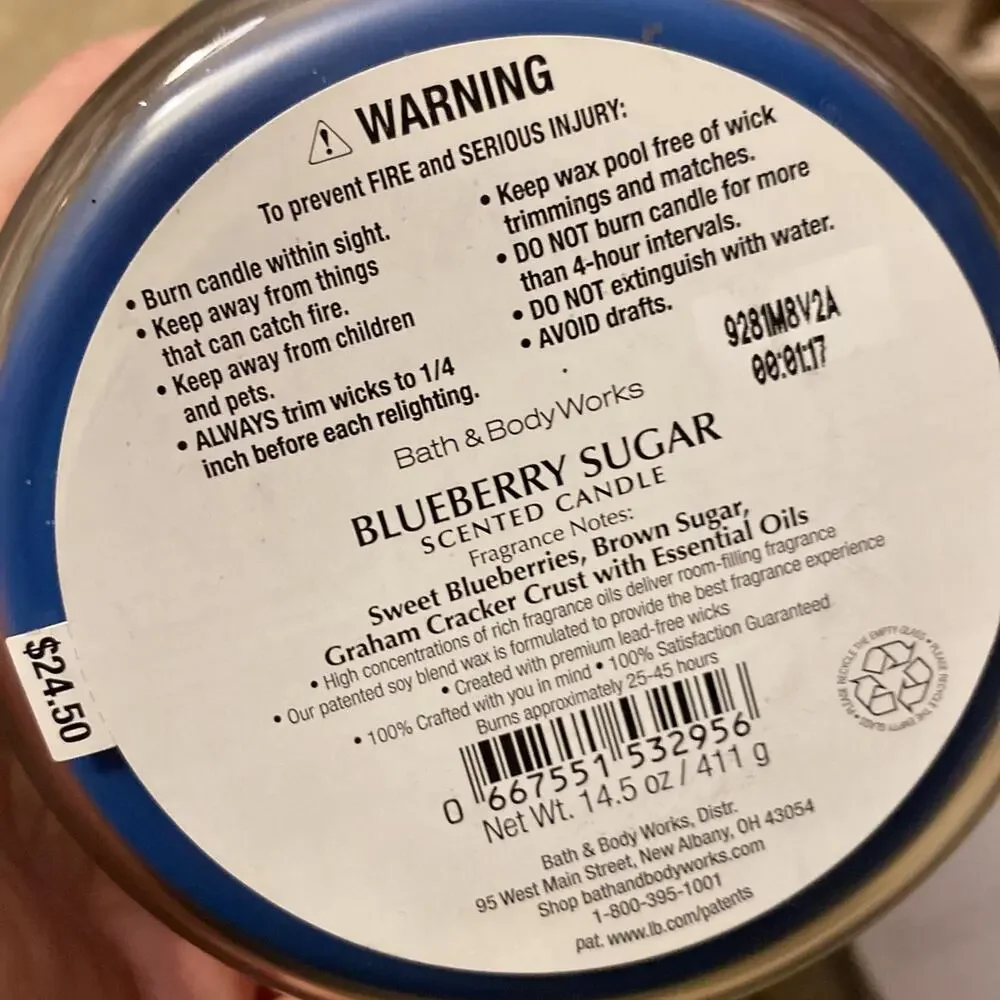 Bath & Body Works 3x bath