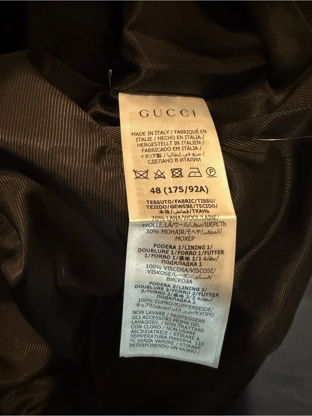 Gucci satin refined