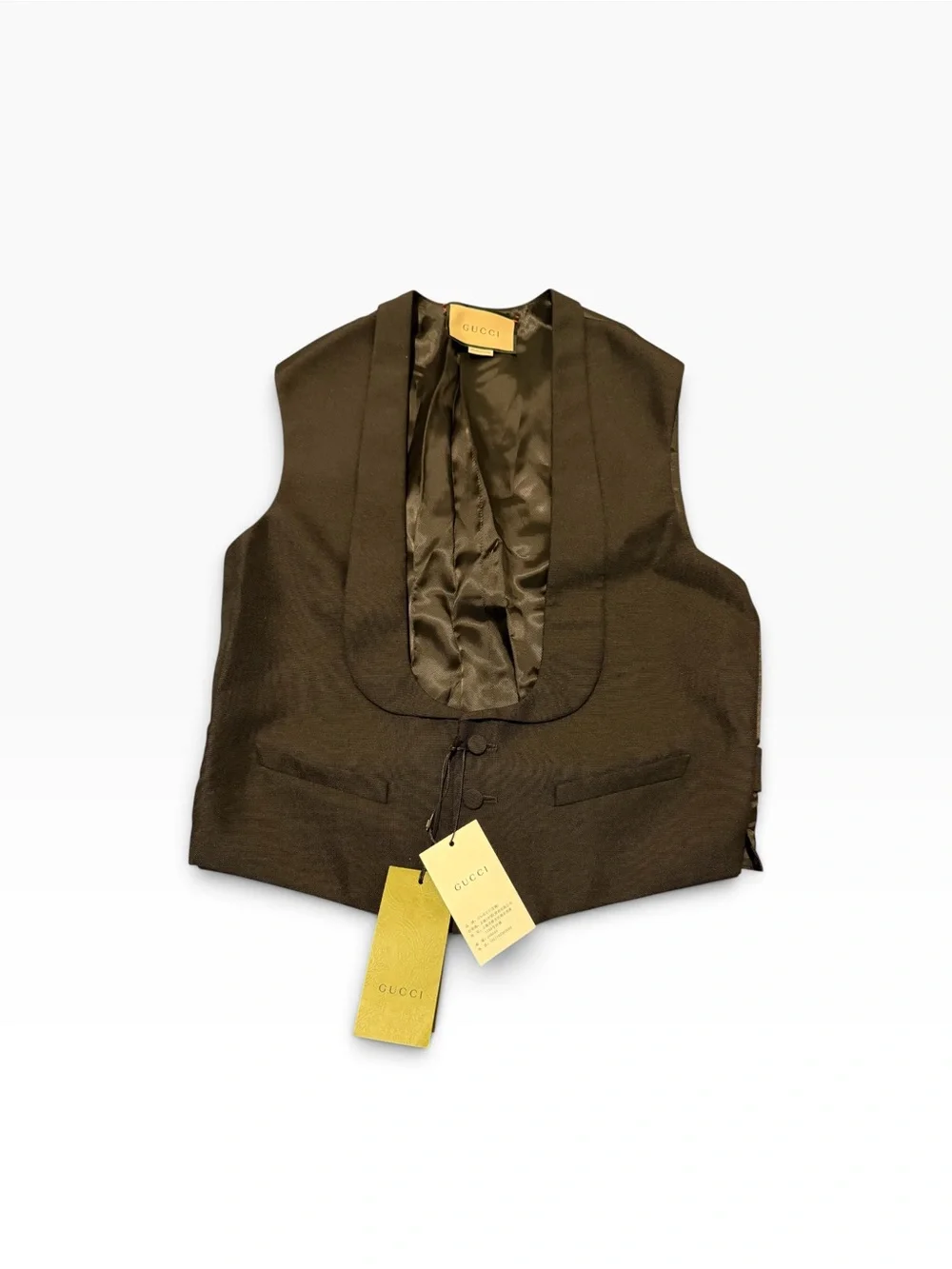 Gucci men closure brown