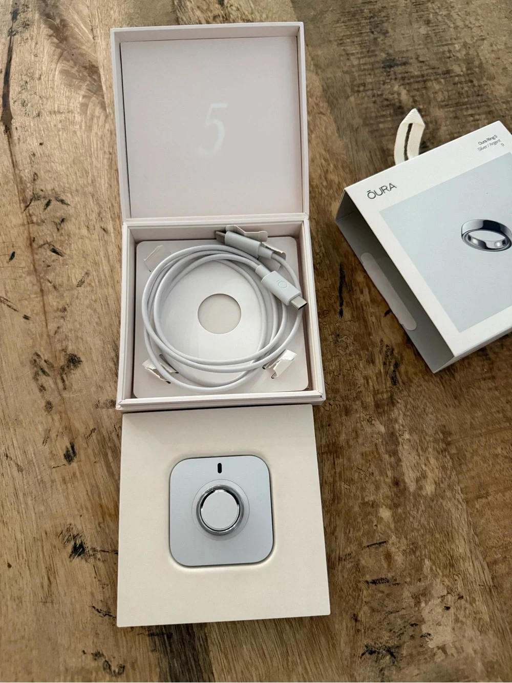 Oura ring silver