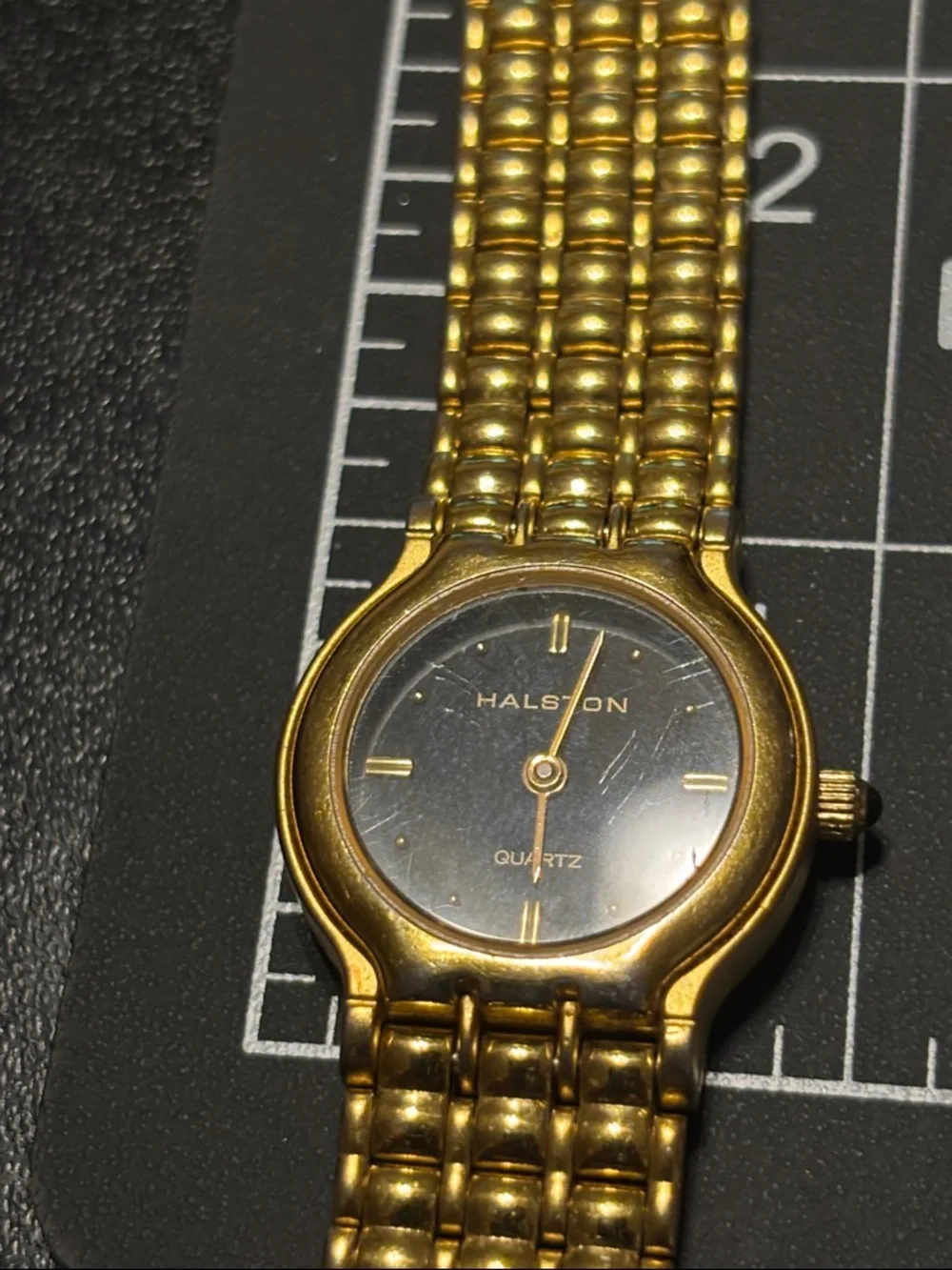 Halston Heritage face scratches